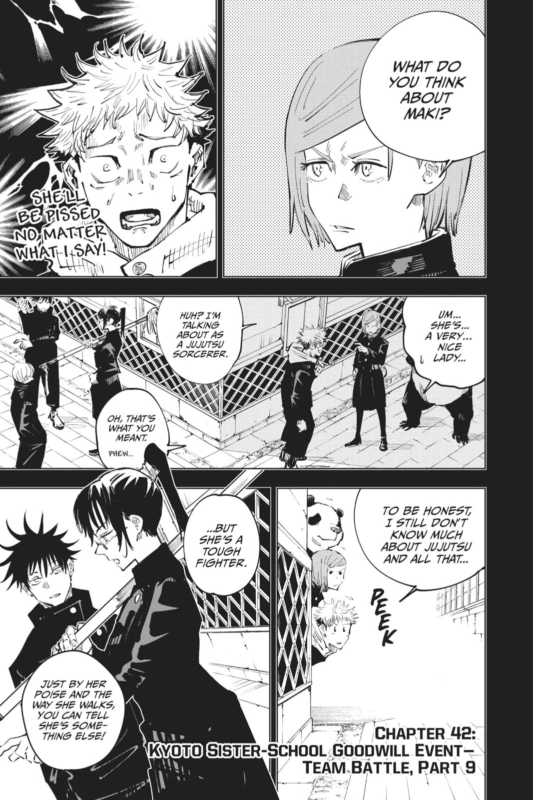 Jujustu Kaisen Chapter 42