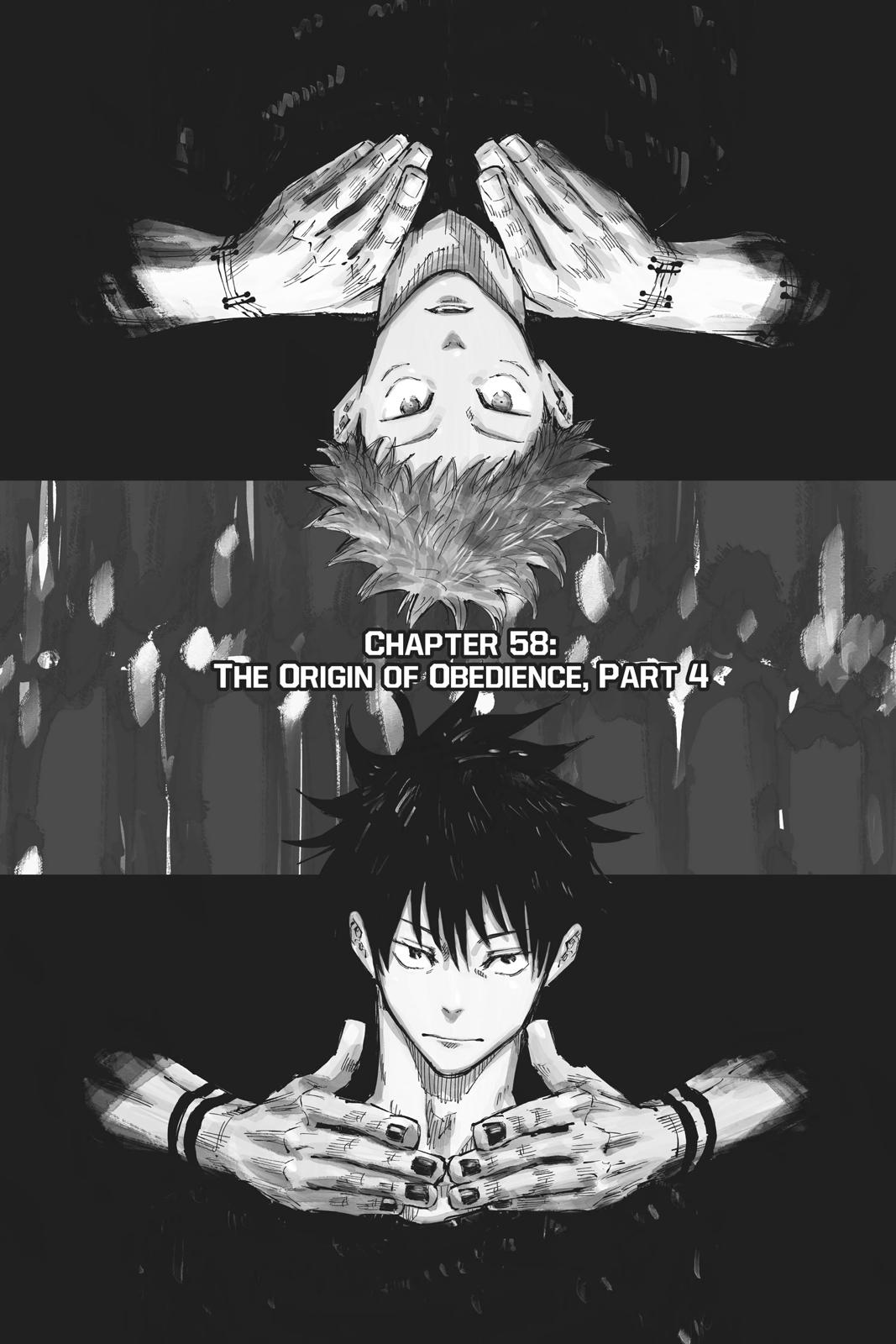 Jujutsu Kaisen JJK Manga chapter 58 read online 
