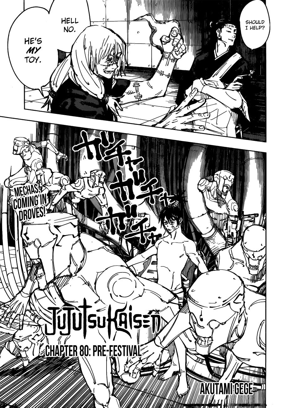 Jujutsu Kaisen Chapter 80 English – Read JJK Manga Online