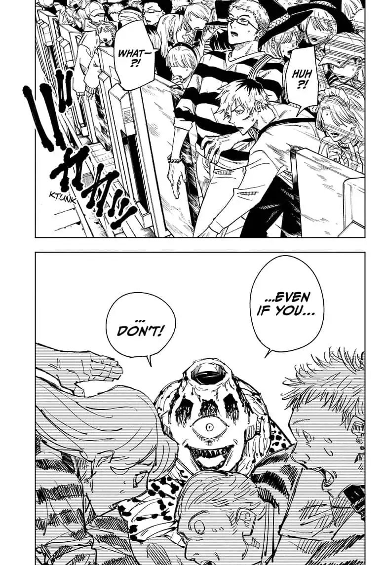 Jujutsu Kaisen Chapter 84 battle scene