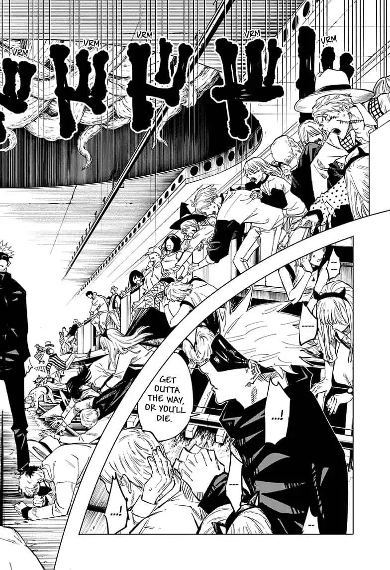 Jujutsu Kaisen Chapter 84 battle scene